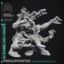 Scrabbling Hands - Ghast Busters - Undead abomination - PRESUPPORTED - Illustrated and Stats - 32mm scale