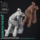 Scratch - NPC Dog -  PRESUPPORTED - Illustrated and Stats - 32mm scale