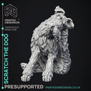 Scratch - NPC Dog -  PRESUPPORTED - Illustrated and Stats - 32mm scale