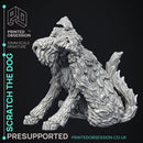 Scratch - NPC Dog -  PRESUPPORTED - Illustrated and Stats - 32mm scale
