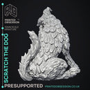 Scratch - NPC Dog -  PRESUPPORTED - Illustrated and Stats - 32mm scale