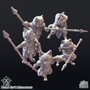 Seasoned Cat Adventurers (with 5 weapon options) - Only-Games