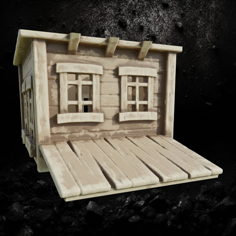 Wooden Workshop - Fantasy Building STL, DnD & Wargaming Terrain
