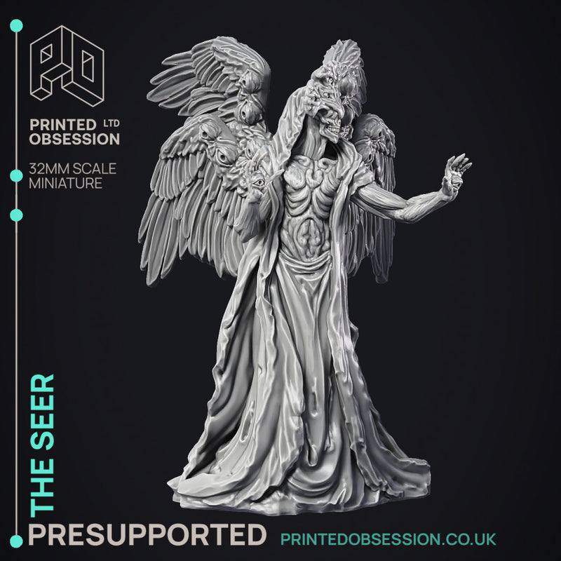 The Seer - PRESUPPORTED - Heaven hath no fury - 32 mm scale