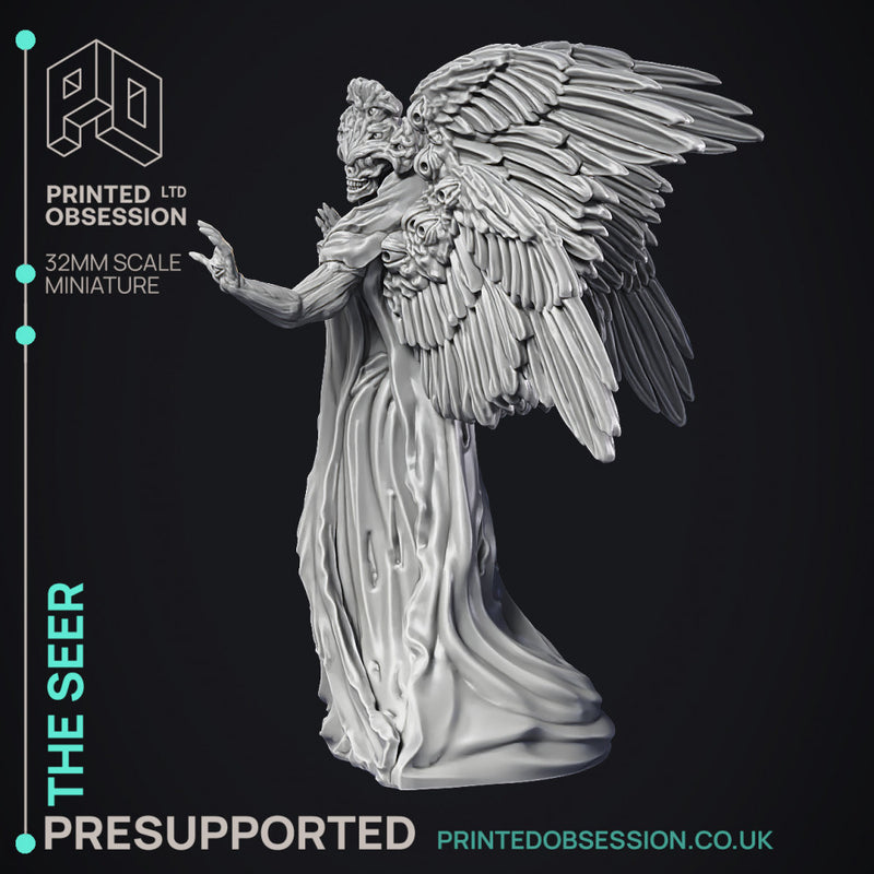 The Seer - PRESUPPORTED - Heaven hath no fury - 32 mm scale