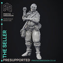 Salesman - Freindly NPC -  PRESUPPORTED - Illustrated and Stats - 32mm scale