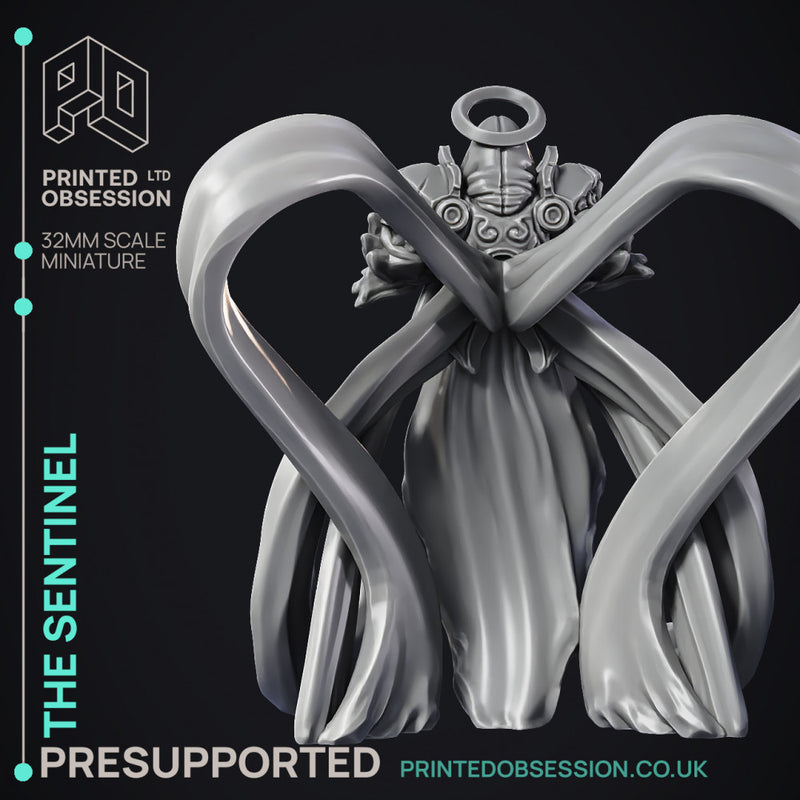 The Sentinel - Archangel - PRESUPPORTED - Heaven Hath no Fury - 32 mm scale