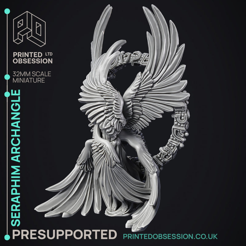 Seraphim - Archangel - PRESUPPORTED - Heaven hath no Fury - 32mm scale