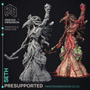 Seth - God of Chaos - Court of Anubis -  PRESUPPORTED - Illustrated and Stats - 32mm scale