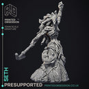 Seth - God of Chaos - Court of Anubis -  PRESUPPORTED - Illustrated and Stats - 32mm scale