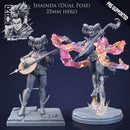 Shainda The Bard - Idle and Action Pose - STL only - Only-Games