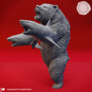 Sharkenbear  - Tabletop Miniature (Pre-Supported)