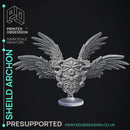 Shield Archon - RP Item & Summon -  PRESUPPORTED - Illustrated and Stats - 32mm scale