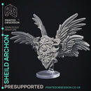 Shield Archon - RP Item & Summon -  PRESUPPORTED - Illustrated and Stats - 32mm scale