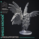 Shield Archon - RP Item & Summon -  PRESUPPORTED - Illustrated and Stats - 32mm scale