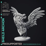 Shield Archon - Celestial Creature - PRESUPPORTED - Heaven Hath No Fury - 32 mm scale - Only-Games