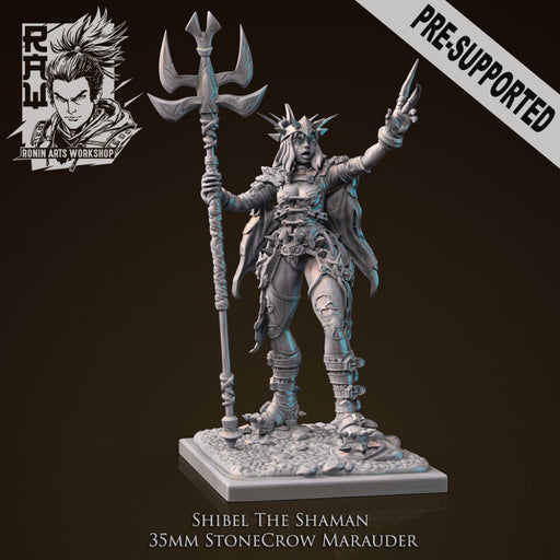 Shibel The Shaman - 35mm Stonecrow Marauder - STL only - Only-Games