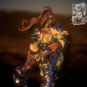Shyron - Female Orc Axe Master - STL only - Only-Games