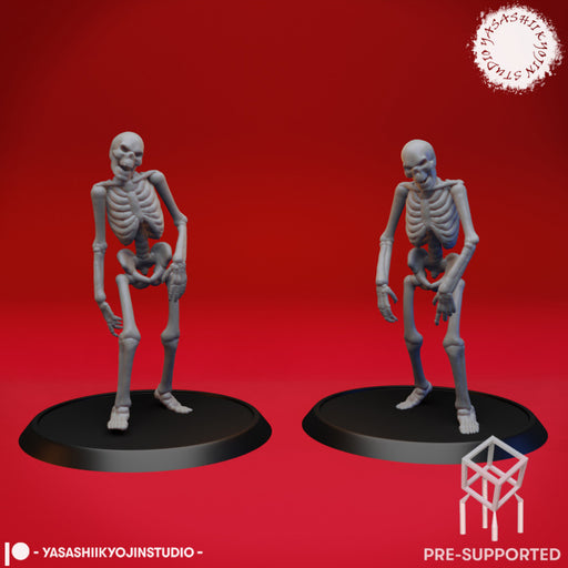Undead Skeleton Walkers - Tabletop Miniature (Pre-Supported) - Only-Games