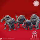 Slaad Mob  - Tabletop Miniatures (Pre-Supported)