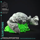 Slime Crabs - 3x Slime Monsters -  PRESUPPORTED - Illustrated and Stats - 32mm scale