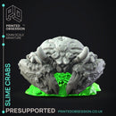 Slime Crabs - 3x Slime Monsters -  PRESUPPORTED - Illustrated and Stats - 32mm scale