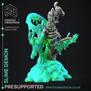 The Reanimated - Slime Demon Boss -  PRESUPPORTED - Illustrated and Stats - 32mm scale