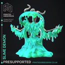 The Reanimated - Slime Demon Boss -  PRESUPPORTED - Illustrated and Stats - 32mm scale