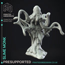 Slime Monk - Humanoid Slime Monster -  PRESUPPORTED - Illustrated and Stats - 32mm scale