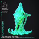 Slime Queen - Slime Boss - PRESUPPORTED - Illustrated and Stats - 32mm scale