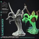 Slime Reaper - Humanoid Slime Monster -  PRESUPPORTED - Illustrated and Stats - 32mm scale