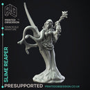 Slime Reaper - Humanoid Slime Monster -  PRESUPPORTED - Illustrated and Stats - 32mm scale