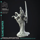 Slime Reaper - Humanoid Slime Monster -  PRESUPPORTED - Illustrated and Stats - 32mm scale
