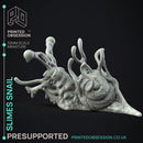 Slime Snail - Slime Monster -  PRESUPPORTED - Illustrated and Stats - 32mm scale