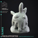 Slimes - 3x Basic Slimes -  PRESUPPORTED - Illustrated and Stats - 32mm scale