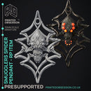 Smugglers Spider - RP Pendant -  PRESUPPORTED - Illustrated and Stats - 32mm scale