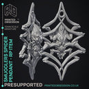 Smugglers Spider - RP Pendant -  PRESUPPORTED - Illustrated and Stats - 32mm scale
