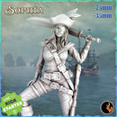 Pirate Sea Raider Sophia – Pirate Raider Captain - Pirate girls Vol - 75mm