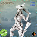 Pirate Sea Raider Sophia – Pirate Raider Captain - Pirate girls Vol - 75mm