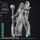 Sorcerer - Human Magic User - PRESUPPORTED - Hell Hath No Fury - 32mm Scale