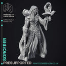 Sorcerer - Human Magic User - PRESUPPORTED - Hell Hath No Fury - 32mm Scale