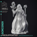 Sorcerer - Human Magic User - PRESUPPORTED - Hell Hath No Fury - 32mm Scale