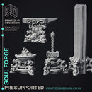 Soul Forge - Celestial Enviroment - 4 Model scatter terrain - PRESUPPORTED - Heaven hath no fury - 32 mm scale