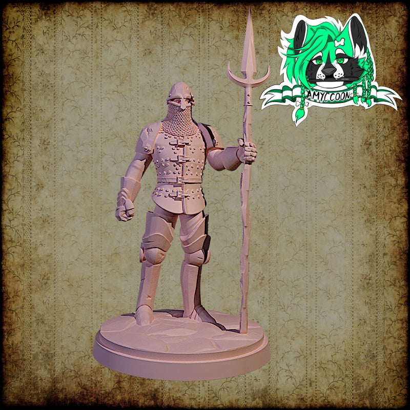 Battlehardened Spear Warrior (32mm)