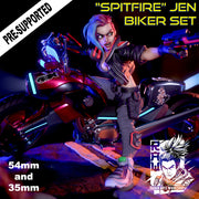 Spitfire Jen - Biker Set - STL only - Only-Games