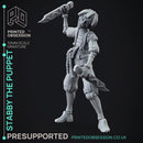 Lucky - Awakend Puppet - 2 Forms - PRESUPPROTED - 32mm scale
