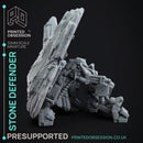 Clockwork Stone Defender - Artificer Creature - PRESUPPORTED - 32 mm scale