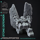 Clockwork Stone Defender - Artificer Creature - PRESUPPORTED - 32 mm scale