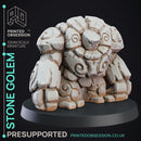 Stone Golem - Construct - PRESUPPORTED - D&D 32mm