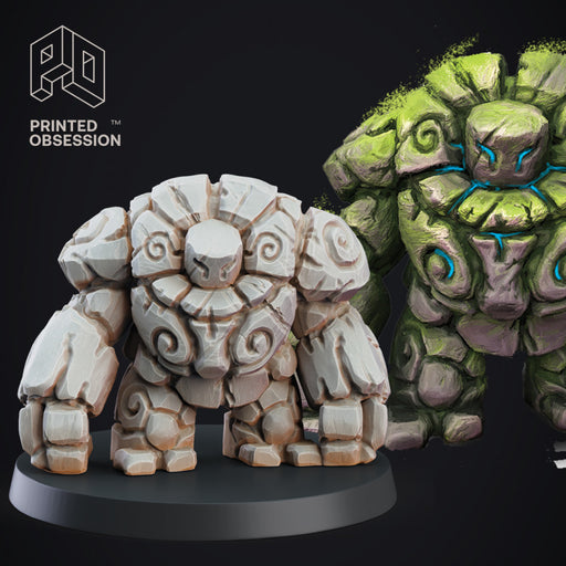 Stone Golem - Construct - PRESUPPORTED - D&D 32mm - Only-Games